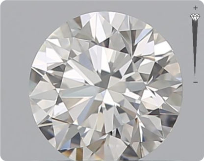 Natural 0.90ct GIA Diamond | Color H | Clarity VS2 | Round Cut | VG EX VG #D10247