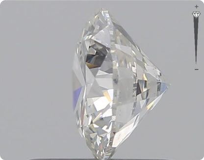 Natural 0.76ct GIA Diamond | Color F | Clarity SI2 | Round Cut | EX EX EX #D10254