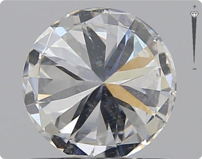 Natural 0.76ct GIA Diamond | Color F | Clarity SI2 | Round Cut | EX EX EX #D10254