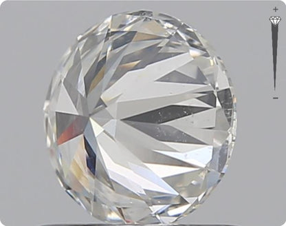 Natural 0.76ct GIA Diamond | Color F | Clarity SI2 | Round Cut | EX EX EX #D10254