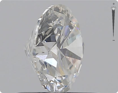 Natural 0.76ct GIA Diamond | Color F | Clarity SI2 | Round Cut | EX EX EX #D10254
