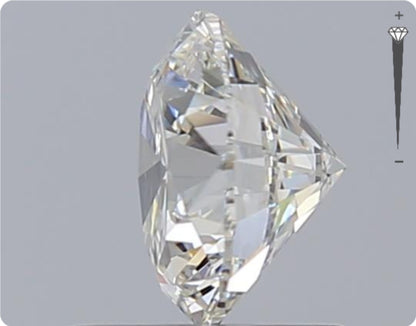 Diamant naturel GIA 0,90 ct | Couleur G | Pureté SI2 | Taille ronde | TB EX EX #D10262