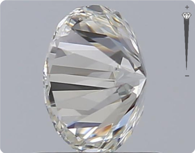 Diamant naturel GIA 0,90 ct | Couleur G | Pureté SI2 | Taille ronde | TB EX EX #D10262