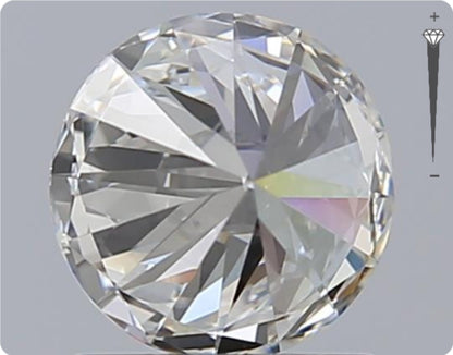 Diamant naturel GIA 0,90 ct | Couleur G | Pureté SI2 | Taille ronde | TB EX EX #D10262
