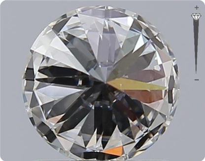 Diamant naturel GIA 0,90 ct | Couleur G | Pureté SI2 | Taille ronde | TB EX EX #D10262