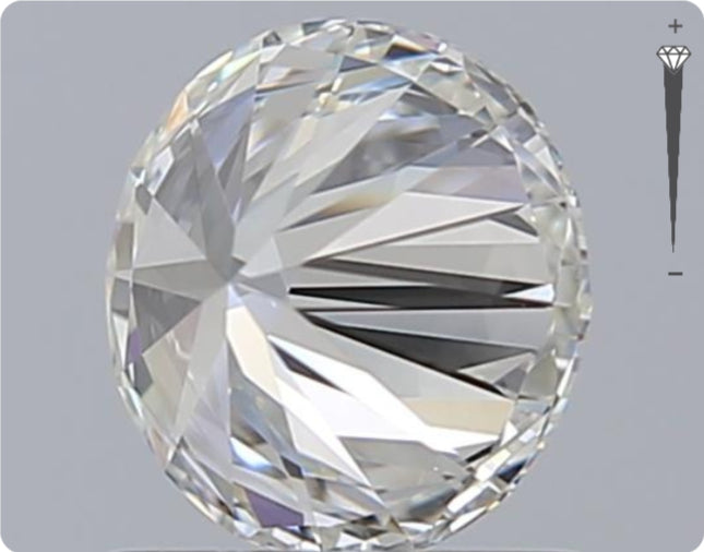 Diamant naturel GIA 0,90 ct | Couleur G | Pureté SI2 | Taille ronde | TB EX EX #D10262