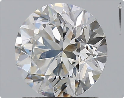 Diamant naturel 1,50 ct GIA | Couleur G | Pureté SI1 | Coupe ronde | TB EX EX #D10266