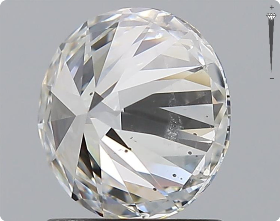 Diamant naturel 1,50 ct GIA | Couleur G | Pureté SI1 | Coupe ronde | TB EX EX #D10266