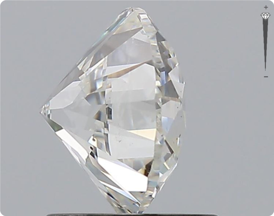 Diamant naturel 1,50 ct GIA | Couleur G | Pureté SI1 | Coupe ronde | TB EX EX #D10266