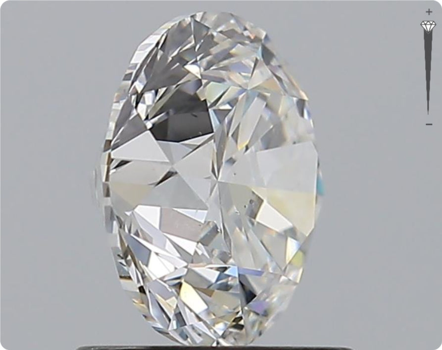 Diamant naturel 1,50 ct GIA | Couleur G | Pureté SI1 | Coupe ronde | TB EX EX #D10266