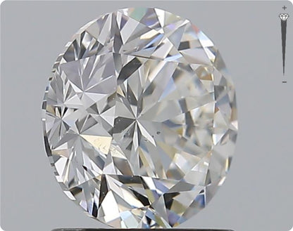 Diamant naturel 1,50 ct GIA | Couleur G | Pureté SI1 | Coupe ronde | TB EX EX #D10266