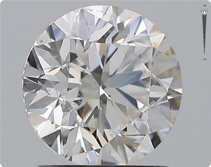 Diamant naturel 1,50 ct GIA | Couleur G | Pureté SI1 | Coupe ronde | TB EX EX #D10266