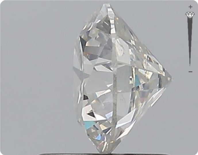 Diamant naturel 1,20 ct GIA | Couleur H | Pureté SI2 | Taille ronde | EX EX EX #D10267