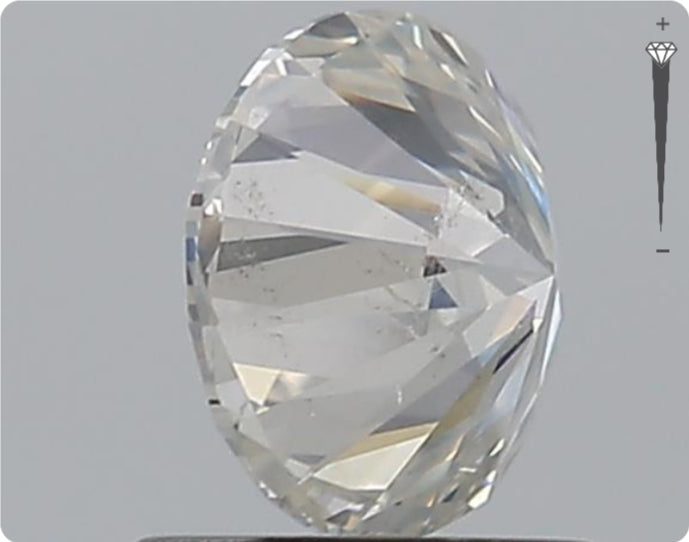 Diamant naturel 1,20 ct GIA | Couleur H | Pureté SI2 | Taille ronde | EX EX EX #D10267