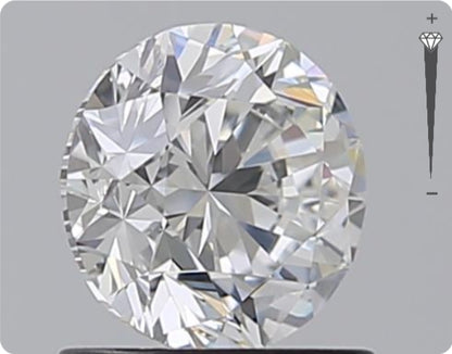 Diamant naturel GIA 1,00 carat | Couleur D | Pureté VS2 | Taille ronde | TB EX TB #D10270