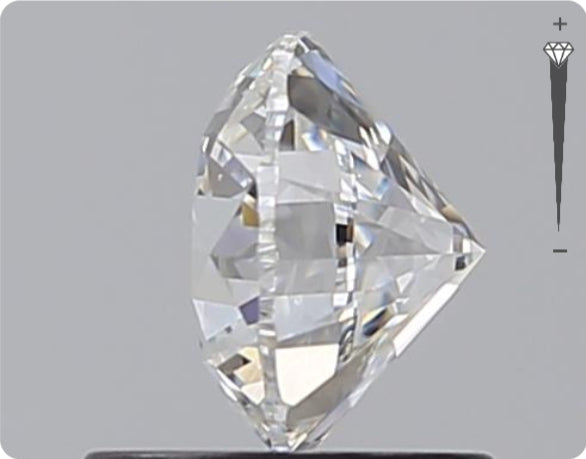 Diamant naturel GIA 1,00 carat | Couleur D | Pureté VS2 | Taille ronde | TB EX TB #D10270