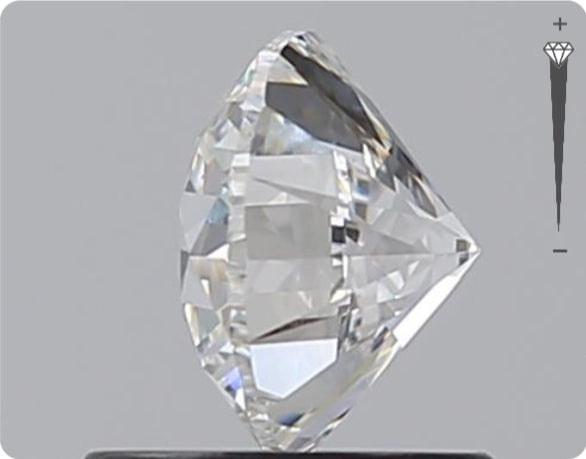 Diamant naturel GIA 1,00 carat | Couleur D | Pureté VS2 | Taille ronde | TB EX TB #D10270