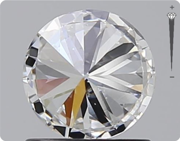 Diamant naturel GIA 1,00 carat | Couleur D | Pureté VS2 | Taille ronde | TB EX TB #D10270