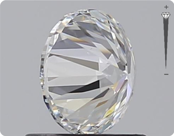 Diamant naturel GIA 1,00 carat | Couleur D | Pureté VS2 | Taille ronde | TB EX TB #D10270