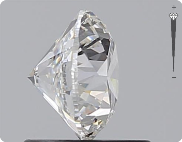 Diamant naturel GIA 1,00 carat | Couleur D | Pureté VS2 | Taille ronde | TB EX TB #D10270