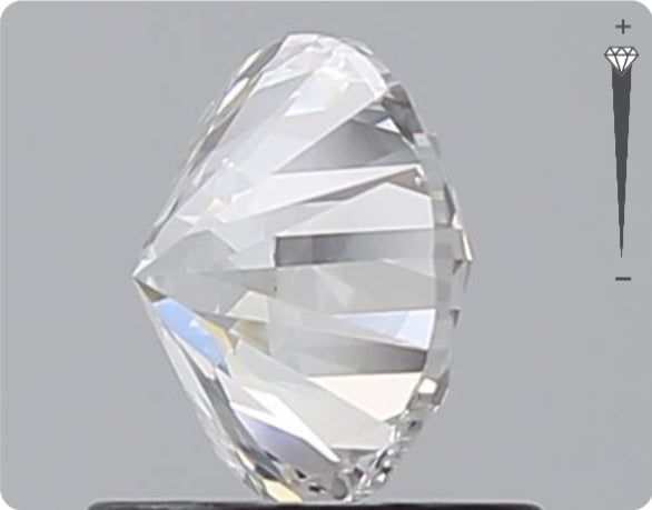 Diamant naturel GIA 1,00 carat | Couleur D | Pureté VS2 | Taille ronde | TB EX TB #D10270