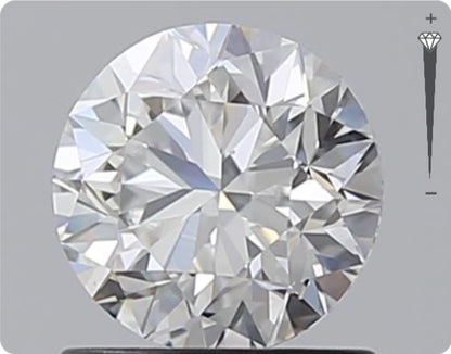 Diamant naturel GIA 1,00 carat | Couleur D | Pureté VS2 | Taille ronde | TB EX TB #D10270