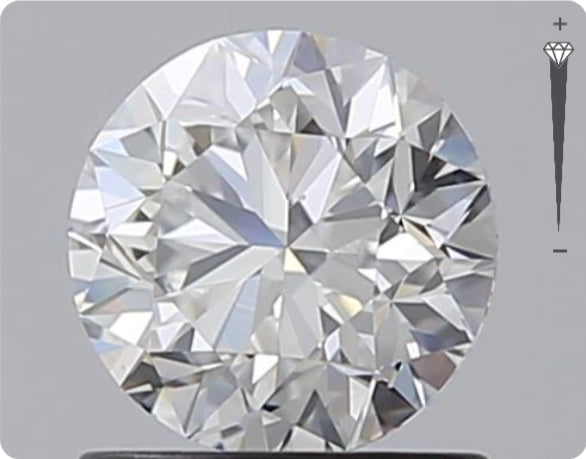 Diamant naturel GIA 1,00 carat | Couleur D | Pureté VS2 | Taille ronde | TB EX TB #D10270