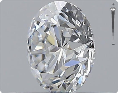 Natural 0.50ct GIA Diamond | Color D | Clarity VVS1 | Round Cut | EX EX EX #D10272