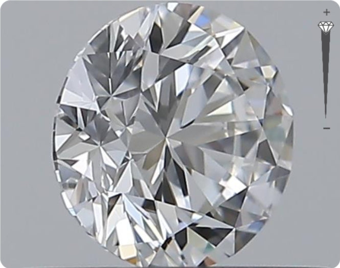 Natural 0.50ct GIA Diamond | Color D | Clarity VVS1 | Round Cut | EX EX EX #D10272