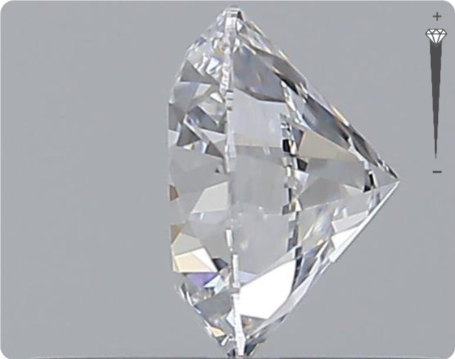 Natural 0.50ct GIA Diamond | Color D | Clarity VVS1 | Round Cut | EX EX EX #D10272