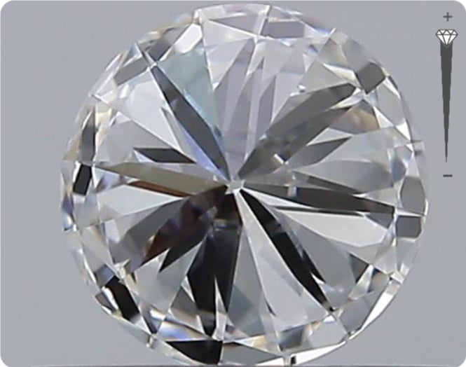 Natural 0.50ct GIA Diamond | Color D | Clarity VVS1 | Round Cut | EX EX EX #D10272