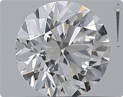 Natural 0.50ct GIA Diamond | Color D | Clarity VVS1 | Round Cut | EX EX EX #D10272