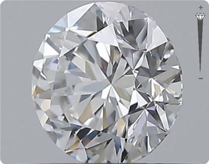 Natural 0.50ct GIA Diamond | Color D | Clarity VVS1 | Round Cut | EX EX EX #D10272
