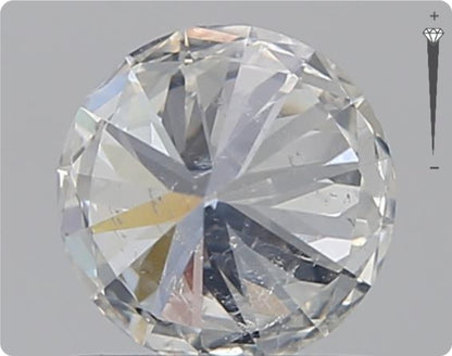 Diamant naturel GIA 0,71 ct | Couleur H | Pureté SI2 | Taille ronde | EX EX EX #D10276