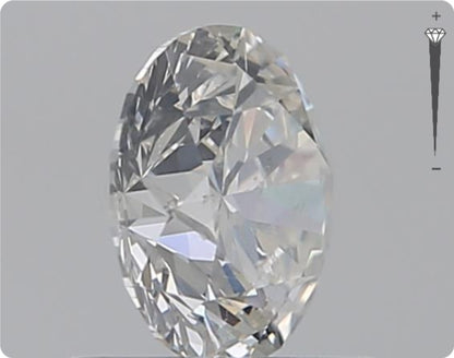 Diamant naturel GIA 0,71 ct | Couleur H | Pureté SI2 | Taille ronde | EX EX EX #D10276