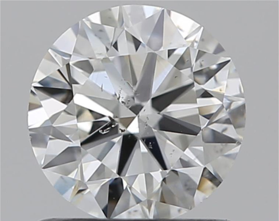 Diamant naturel GIA de 0.90ct | Couleur H | Pureté SI2 | Taille ronde | TB EX TB #D10278