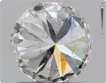 Diamant naturel GIA de 0.90ct | Couleur H | Pureté SI2 | Taille ronde | TB EX TB #D10278