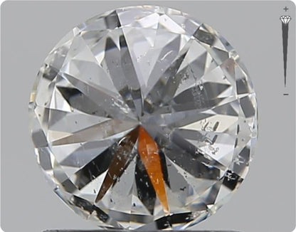 Diamant naturel GIA de 0.90ct | Couleur H | Pureté SI2 | Taille ronde | TB EX TB #D10278