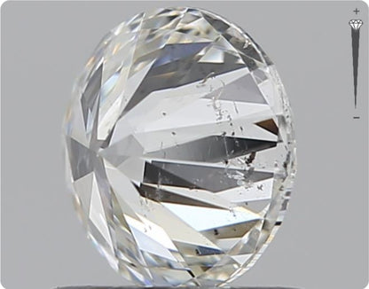 Diamant naturel GIA de 0.90ct | Couleur H | Pureté SI2 | Taille ronde | TB EX TB #D10278