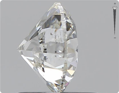 Diamant naturel GIA de 0.90ct | Couleur H | Pureté SI2 | Taille ronde | TB EX TB #D10278