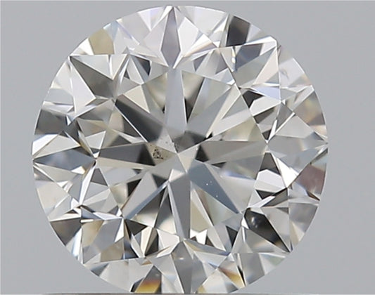 Diamant naturel GIA de 0,90 ct | Couleur F | Pureté SI1 | Taille ronde | TB EX TB #D10280