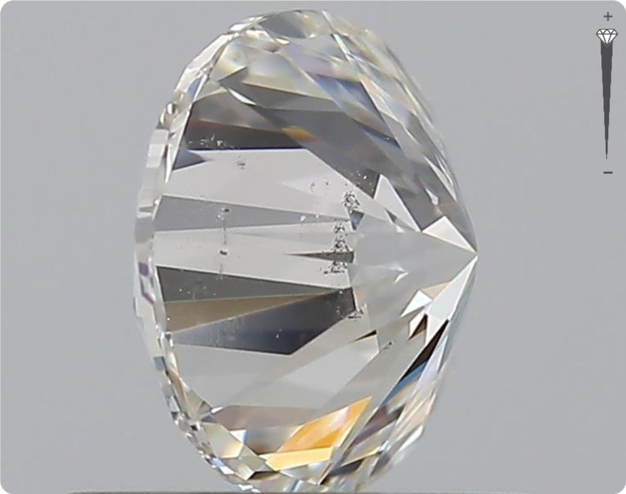 Natural 0.90ct GIA Diamond | Color F | Clarity SI1 | Round Brilliant Cut | VG EX VG #D10280