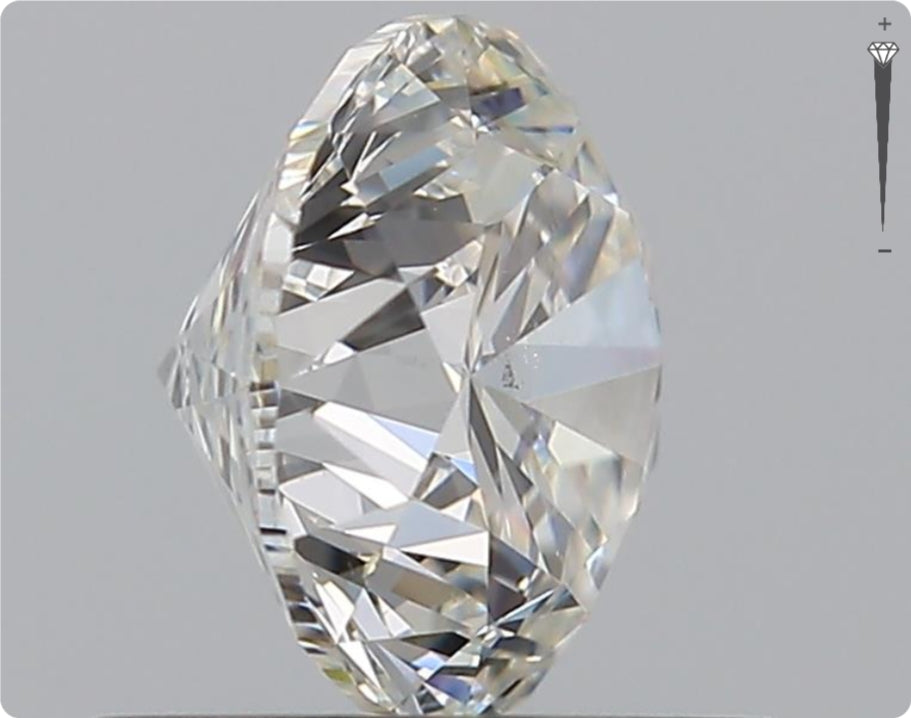 Natural 0.90ct GIA Diamond | Color F | Clarity SI1 | Round Brilliant Cut | VG EX VG #D10280