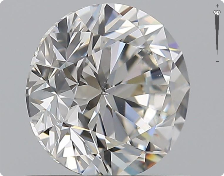Natural 0.90ct GIA Diamond | Color F | Clarity SI1 | Round Brilliant Cut | VG EX VG #D10280