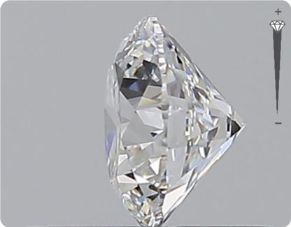 Natural 0.51ct GIA Diamond | Color D | Clarity VVS2 | Round Cut | EX EX EX #D10281
