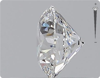 Natural 0.51ct GIA Diamond | Color D | Clarity VVS2 | Round Cut | EX EX EX #D10281
