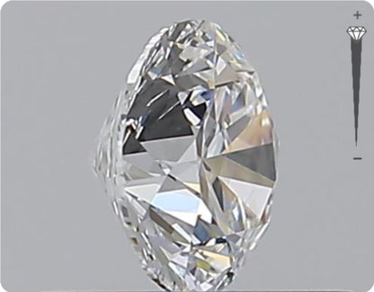 Natural 0.51ct GIA Diamond | Color D | Clarity VVS2 | Round Cut | EX EX EX #D10281