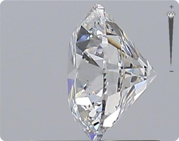 Diamant naturel 0.90ct GIA | Couleur D | Pureté SI2 | Taille Ronde | EX EX EX #D10284