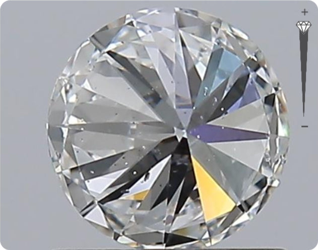 Diamant naturel 0.90ct GIA | Couleur D | Pureté SI2 | Taille Ronde | EX EX EX #D10284