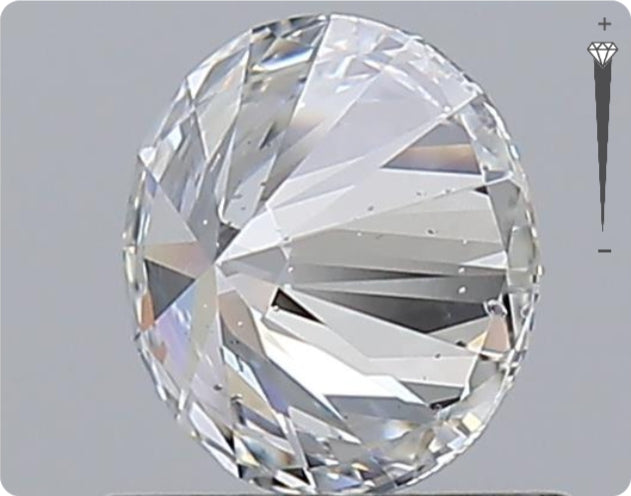 Diamant naturel 0.90ct GIA | Couleur D | Pureté SI2 | Taille Ronde | EX EX EX #D10284